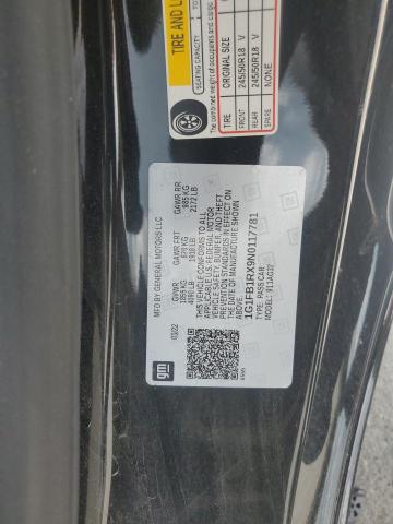 2022 CHEVROLET CAMARO LS 1G1FB1RX9N0117781