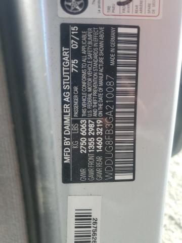 2016 MERCEDES-BENZ S 550 4MAT WDDUG8FB3GA210087