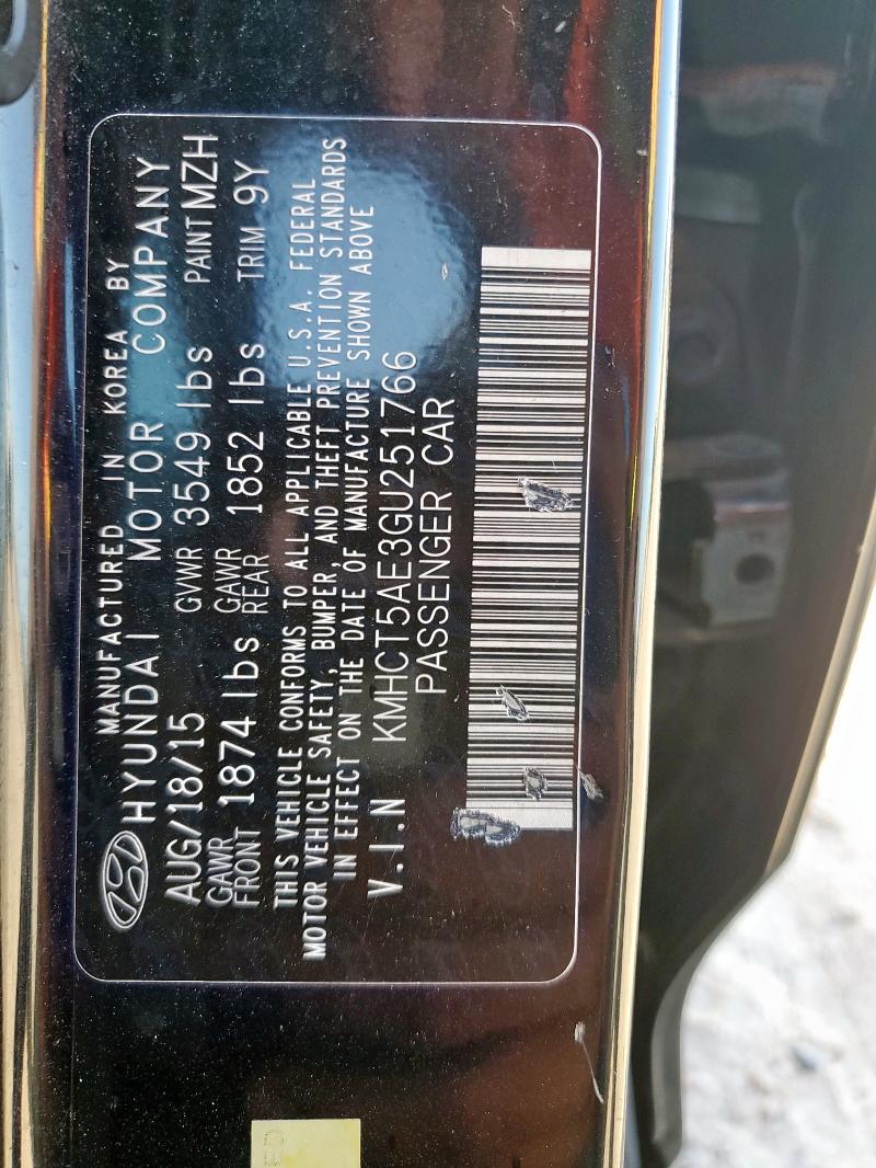 2016 HYUNDAI ACCENT SE - KMHCT5AE3GU251766