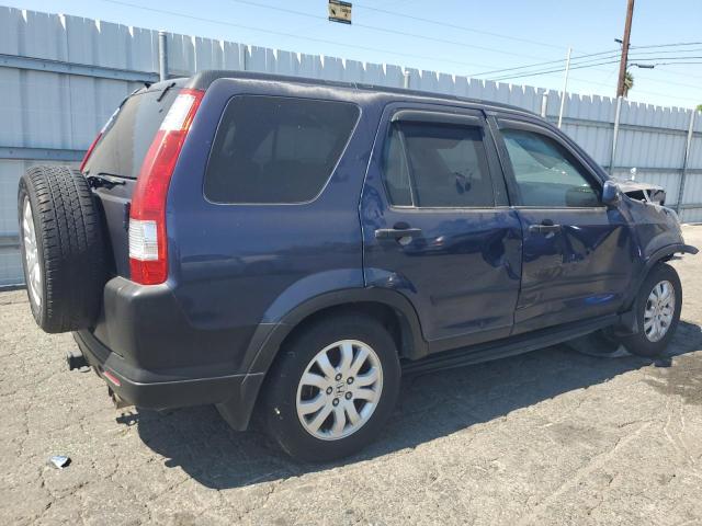 HONDA CR-V EX 2006 blue  gas JHLRD78896C028209 photo #4