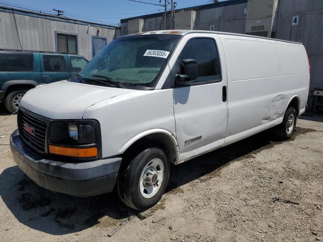 GMC SAVANA G25 2006 white extended gas 1GTGG29V961211592 photo #1