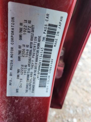 2019 MAZDA 3 PREFERRE JM1BPBMM0K1134145