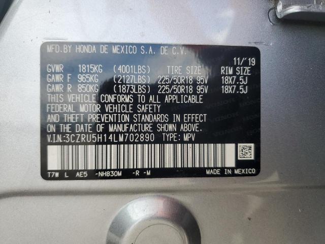 2020 HONDA HR-V SPORT 3CZRU5H14LM702890