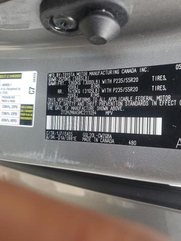 2021 LEXUS RX 350 2T2HZMAA5MC211094