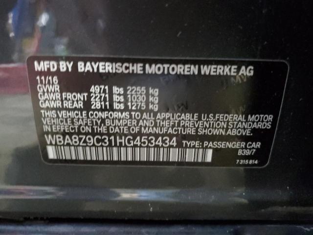 2017 BMW 330 XIGT WBA8Z9C31HG453434