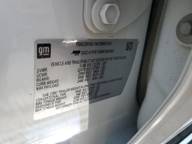 2021 CHEVROLET SILVERADO - 1GC4YPEY4MF308857