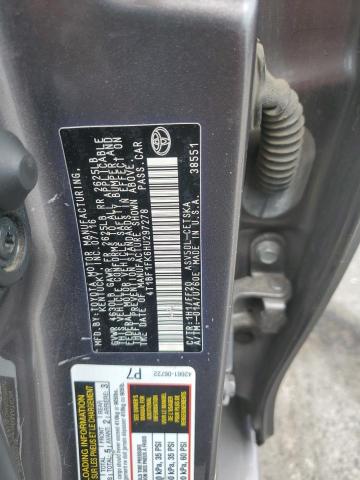 2017 TOYOTA CAMRY 4T1BF1FK6HU297278