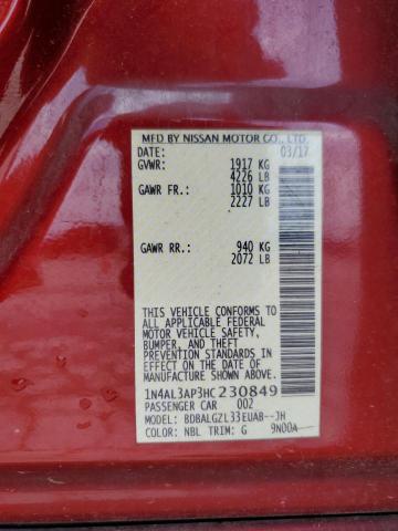 2017 NISSAN ALTIMA 2.5 - 1N4AL3AP3HC230849