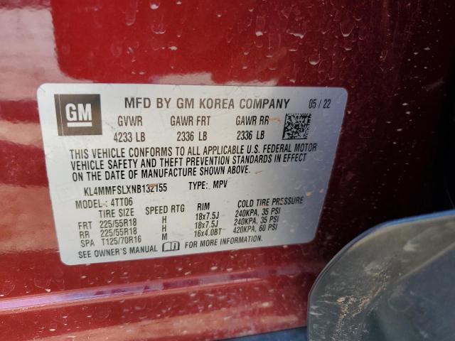 2022 BUICK ENCORE GX KL4MMFSLXNB132155