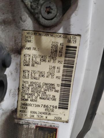 2019 NISSAN FRONTIER S - 1N6BD0CT1KN786798