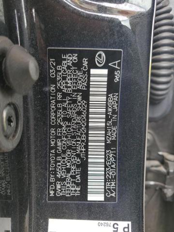 2021 LEXUS UX 250H JTHP9JBH2M2046029