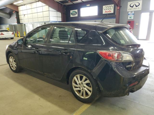 MAZDA 3 I 2012 black  gas JM1BL1L8XC1655269 photo #3