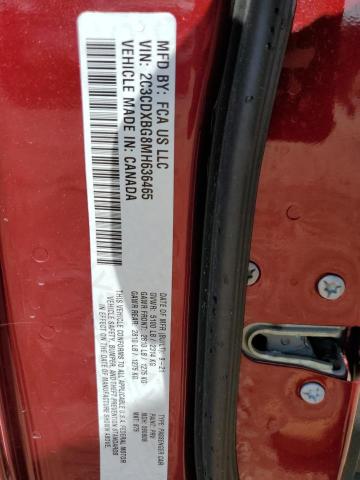 2021 DODGE CHARGER SX 2C3CDXBG8MH636465