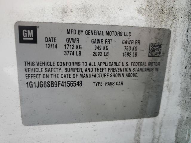 2015 CHEVROLET SONIC RS - 1G1JG6SB9F4156548