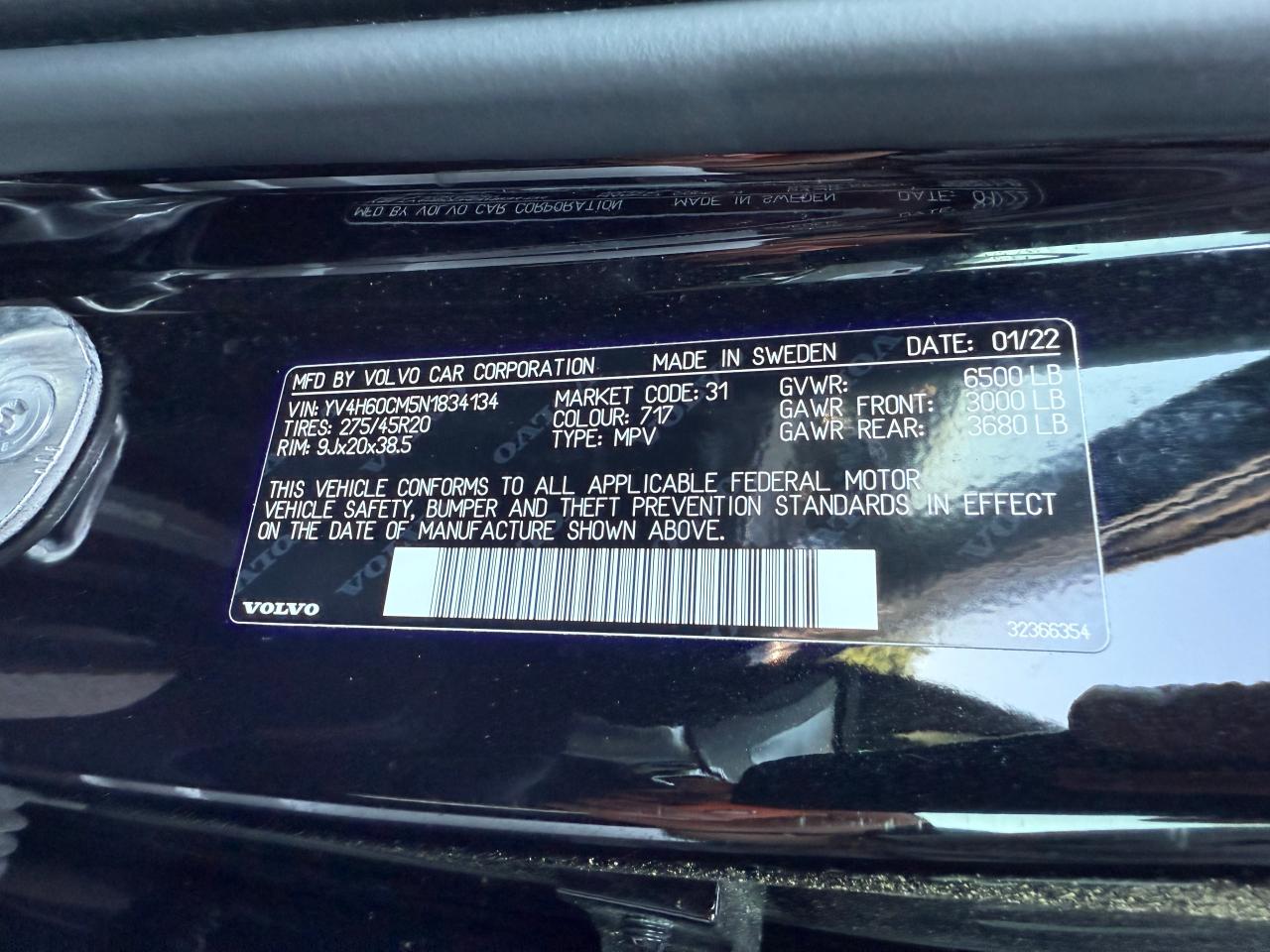 VOLVO XC90 T8 RECHARGE R-DESIGN