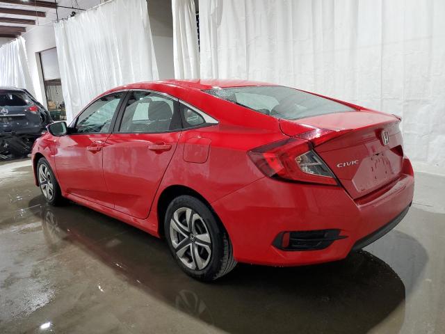 HONDA CIVIC LX 2018 red  gas 2HGFC2F5XJH579786 photo #3