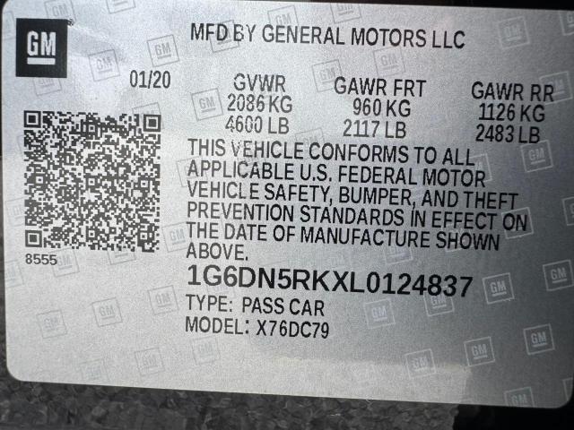 2020 CADILLAC CT5 PREMIU 1G6DN5RKXL0124837