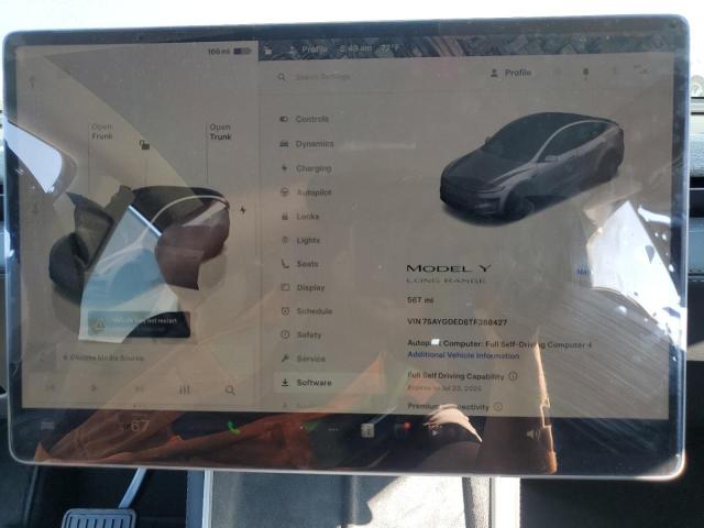 2026 TESLA MODEL Y 7SAYGDED8TF388427