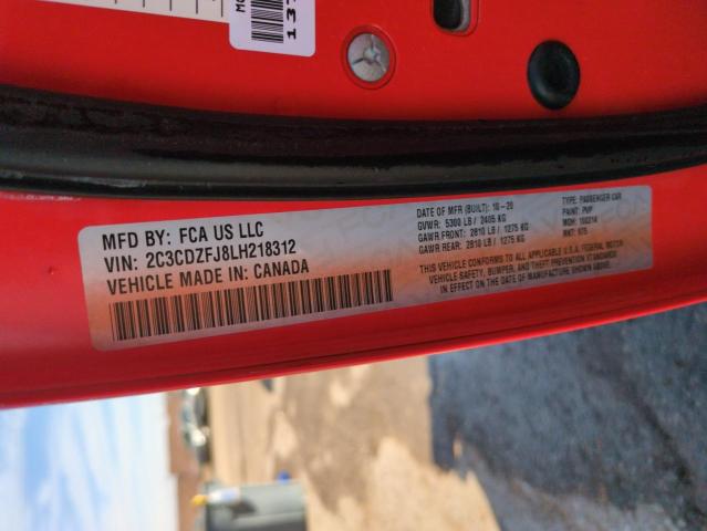 2020 DODGE CHALLENGER - 2C3CDZFJ8LH218312