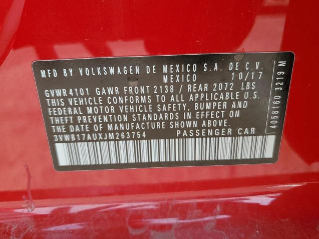2018 VOLKSWAGEN GOLF - 3VWB17AUXJM263754