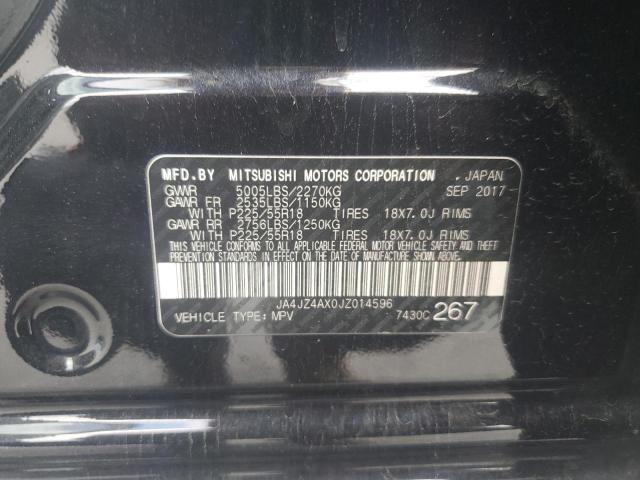 2018 MITSUBISHI OUTLANDER GT JA4JZ4AX0JZ014596