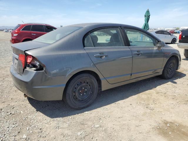 HONDA CIVIC LX 2009 gray  gas 19XFA16569E046730 photo #4