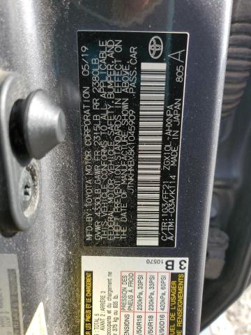 2019 TOYOTA C-HR XLE - JTNKHMBX8K1045909