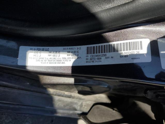 2016 CHRYSLER 200 LIMITE - 1C3CCCABXGN122565