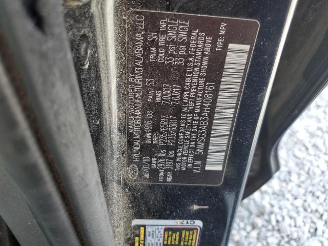 2010 HYUNDAI SANTA FE G - 5NMSG3AB3AH408161