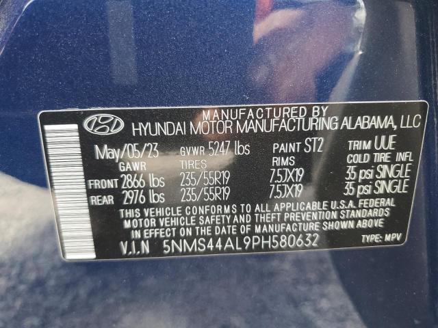 2023 HYUNDAI SANTA FE L 5NMS44AL9PH580632