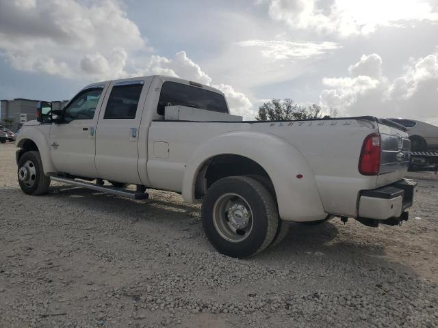 FORD F350 SUPER 2016 white crew pic diesel 1FT8W3DT4GED09118 photo #3