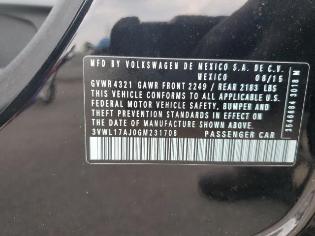 2016 VOLKSWAGEN JETTA SEL - 3VWL17AJ0GM231706