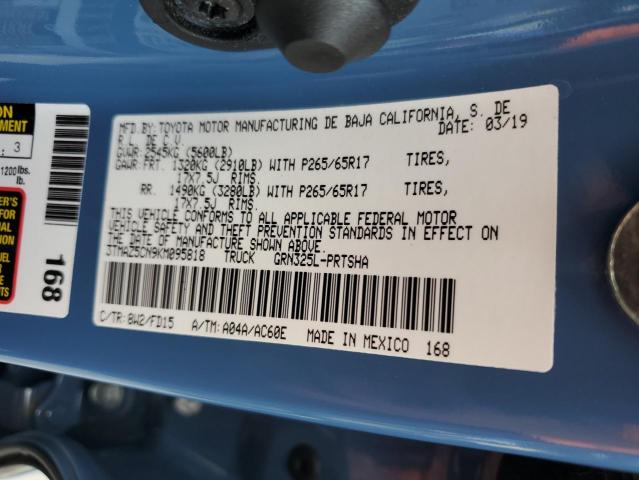 2019 TOYOTA TACOMA DOU 3TMAZ5CN9KM095818
