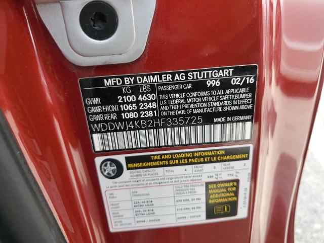 2017 MERCEDES-BENZ C 300 4MAT WDDWJ4KB2HF335725