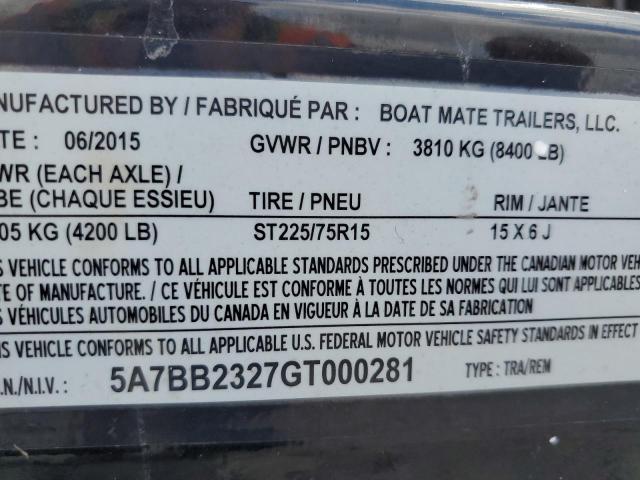 2016 BOAT UNKNOWN #3305383315