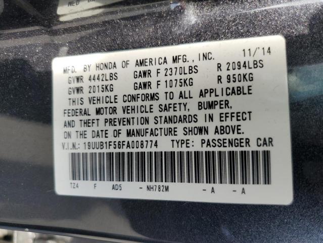 2015 ACURA TLX TECH - 19UUB1F56FA008774