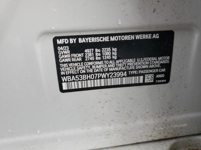 2023 BMW 530 I WBA53BH07PWY23994