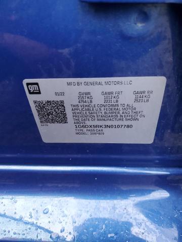 2022 CADILLAC CT5 LUXURY 1G6DX5RK3N0107780