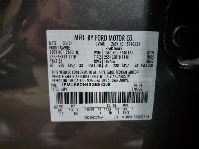 2025 FORD EXPLORER A 1FMUK8DH4SGB68269