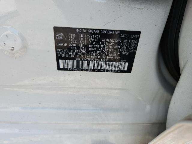 2021 SUBARU ASCENT LIM 4S4WMAPD5M3440406