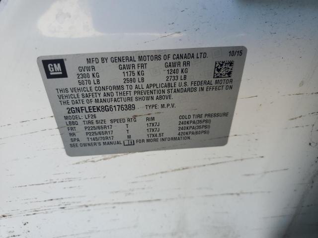 2016 CHEVROLET EQUINOX LS - 2GNFLEEK8G6176389