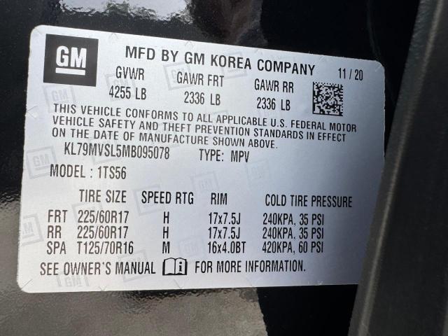 2021 CHEVROLET TRAILBLAZER ACTIV KL79MVSL5MB095078