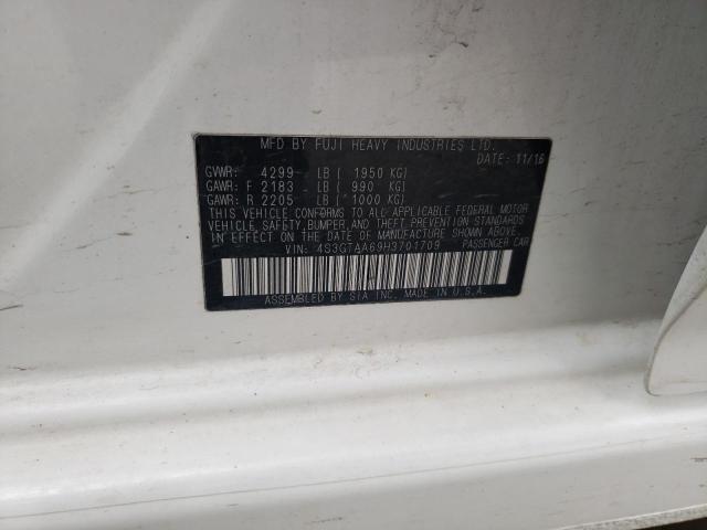 2017 SUBARU IMPREZA 4S3GTAA69H3701709