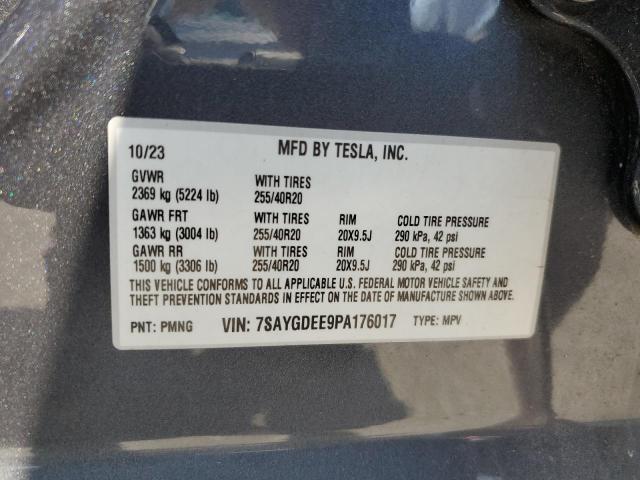 2023 TESLA MODEL Y - 7SAYGDEE9PA176017