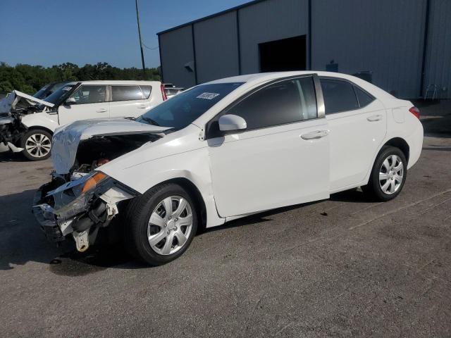 TOYOTA COROLLA L 2014 white  gas 2T1BURHE8EC131160 photo #1