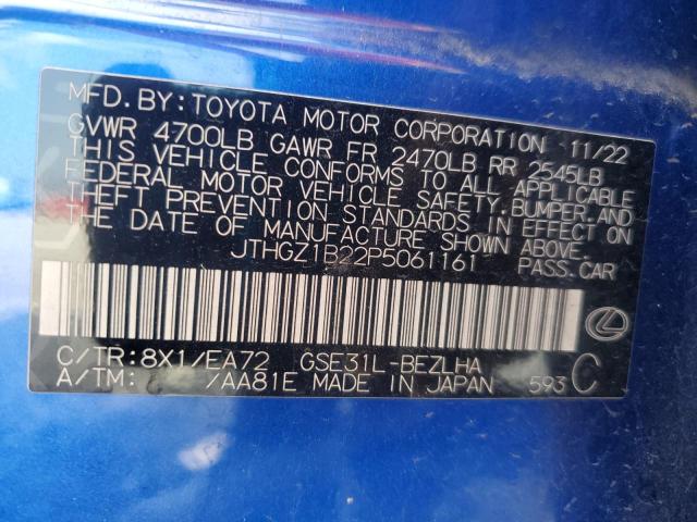 2023 LEXUS IS 350 F S JTHGZ1B22P5061161