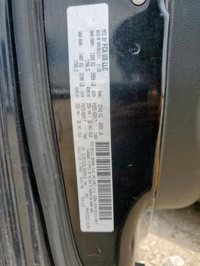 2018 DODGE GRAND CARA - 2C4RDGEG2JR202016