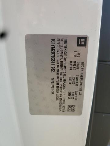 2016 CHEVROLET CORVETTE S 1G1YM2D70G5111762