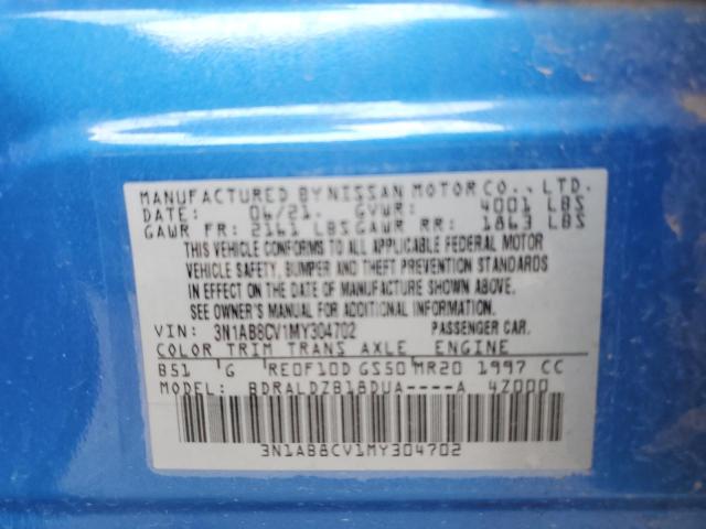2021 NISSAN SENTRA SV - 3N1AB8CV1MY304702