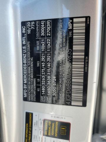 2021 MERCEDES-BENZ GLE 4JGFD6BB0MA309835